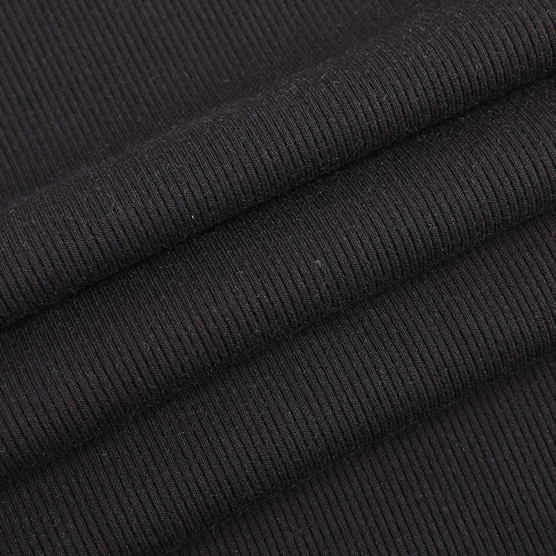 21s T/R + 30D フルメッキ 2x2 スパンデックス リブ ニット